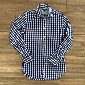 Men's Blue Checkered Shirt